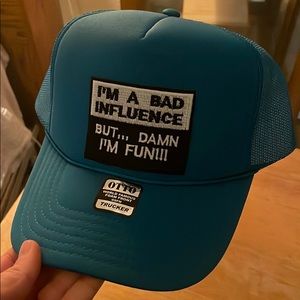 Custom patch trucker hat.